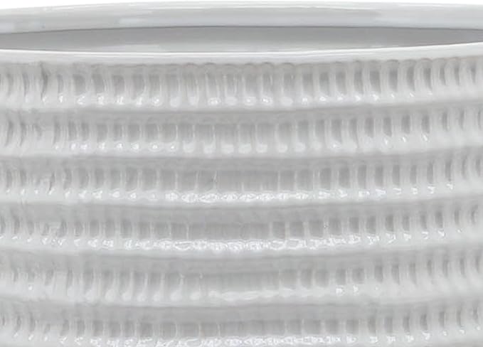 Generic 10 Textured Planter W Stand White