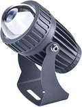 10W LED Spot Light - IP67 Waterproof Landscape Lamp 180° Adjustable Outdoor Wall Spotlight (Warm White)