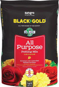 Sun Gro 13101021 Black Gold All Purpose Potting Mix with Fertilizer 1 Cubic Feet