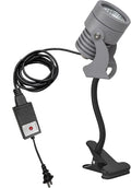 Kiven IP65 Waterproof LED Landscape Up Down Ligh Mini Decorative Spotlight Lamp with Plug-in Cord and Timer for Indoor Outdoor Yard Plants Advertising Board LED Lawn Light (3W Warm White)
