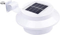 Yescom Outdoor 3 LED Solar Power Garden Gutter Light IP44 Cool White Yard Doorway Fence Lamp with Bracket