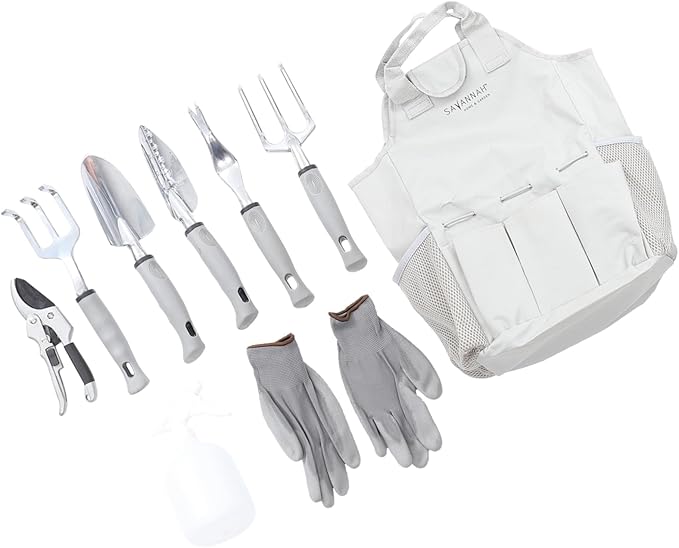 BESPORTBLE Aluminum Alloy Garden Tool Set Pouch – Multifunctional Shovels Hand Trowel Rake for Gardening – Ergonomic Design for Easy Use