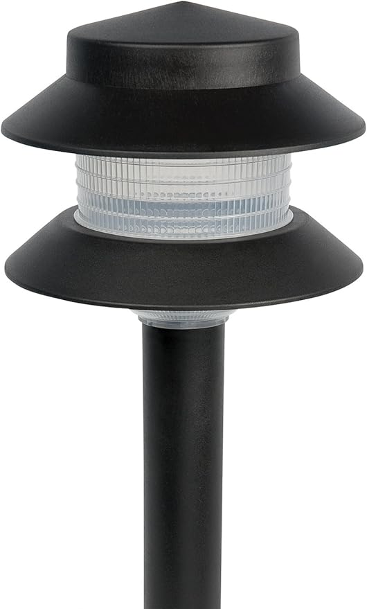 Paradise GL22627 Low Voltage Plastic 4W Path Light (Black 12 Pack)