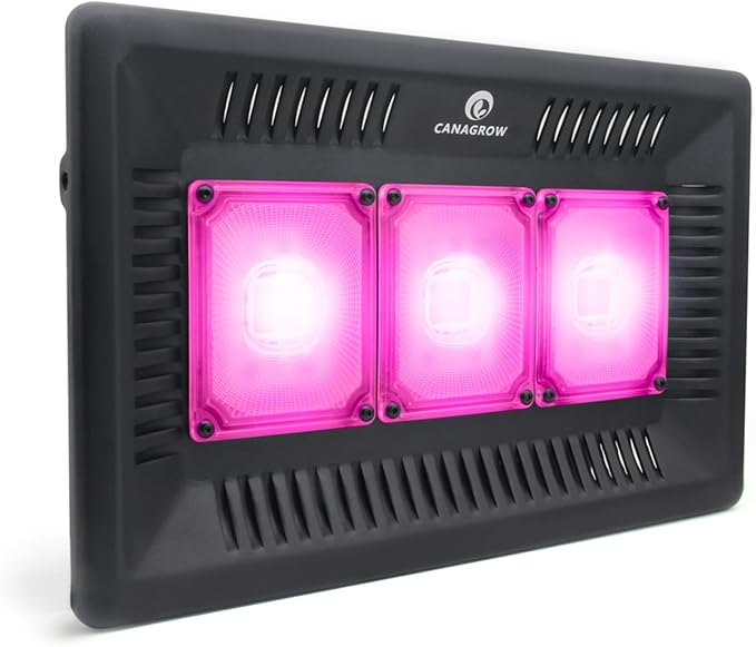 CANAGROW Waterproof Plant Light Outdoor Grow Light Full Spectrum COB LED Grow Light with No Noise Refugium Light for Saltwater Aquarium Heating Lamps for Plants Seeding Veg Blooming Fruiting