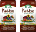 Espoma Organic Plant-Tone 5-3-3 Natural &amp Organic All Purpose Plant Food 4 lb. Bag Organic Fertilizer for All Flowers Vegetables Trees and Shrubs. - Pack of 2