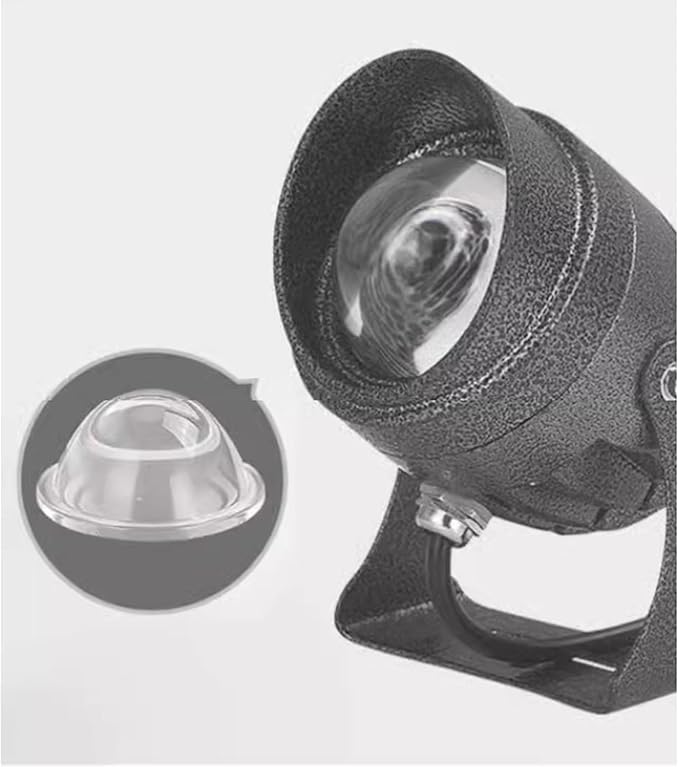 Rotation Spotlight - Narrow Beam Spotlight 220V IP65 Waterproof Flood Light 10W Long Distance Wall Washer Spot Light Outdoor Architectural Lawn LED Landscape Lamp(White Light)