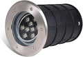Outdoor Recessed LED Ground Spotlight - Ground Landscape Light AC85-110V Adjustable Angle Underground Light IP65 Waterproof Garden Buried Lights/for Driveway Deck Step Round Landscape Lamp ( Co