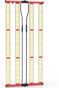 AGLEX 420W Full Spectrum LED Grow Light with UV &amp IR 1360 LEDs Dimmable Daisy Chain High PPFD Bar Style 4x5 ft Coverage Foldable for Indoor Plant Growing Commercial Seeding Veg Flower - M400