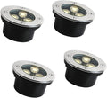 Ground LED Landscape Lights - Outdoor Buried Lights AC85-110V LED Spotlight IP65 Waterproof Walkable Outdoor Avenues Paths Garden Lighting Recessed Ground LightBlue 4a5W