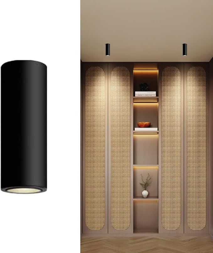 Spotlight Cylinder Flush Mount Spotlight Fixture 7w 4000k Directio l Spotlights Accent Lamps for Living Room Bedroom Hallway