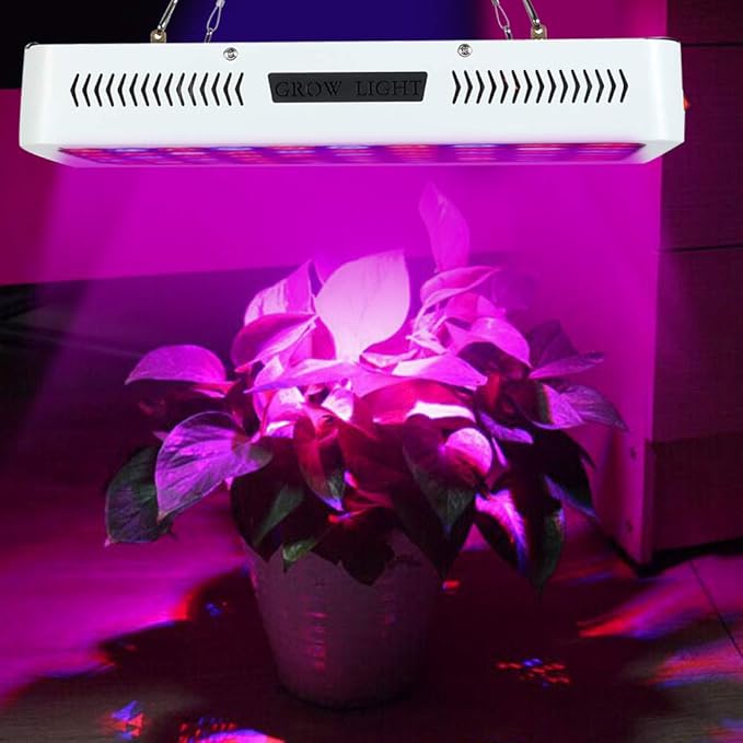 LED Grow Light 1500W Full Spectrum Energy Efficient Aluminum White