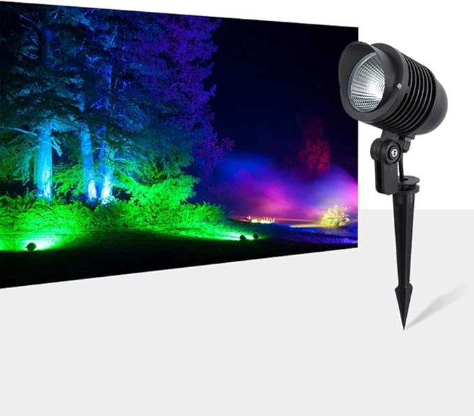 Creative 5W LED Outdoor Landscape Garden Bullet Flood Lights Path Walkway Lawn Spotlights Waterproof Inground Lights Decoration