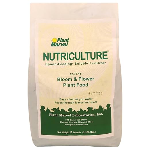 12-31-14 + Bloom &amp Flower Plant Food Plant Marvel 5 - Lb. Bag (5 pounds)