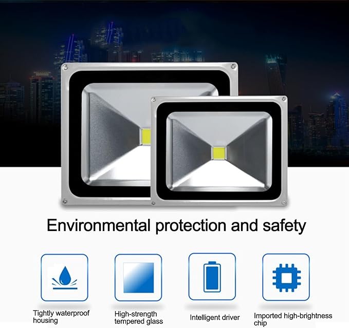 Led Floodlight - Outdoor Led Spot Lights 220V Spotlight Led Beam Light IP65 Outdoor Waterproof LED Landscape Tree Light for Outdoor Construction Searchlight(Red10W)