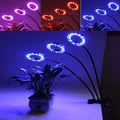 LED Plant Light Three-Head Timed Loop Growing Lamps Full-Spectrum Succulent Fill Light Grow Lights for Hydroponic Greenhouse Garden 2 Pcs (Size : Single Head 5W)