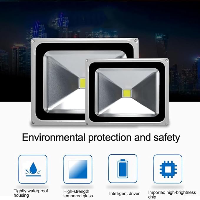 Outdoor Spotlight Ground Floodlight 220V Low Voltage Led Beam Light IP65 Waterproof Landscape Tree Light for Garden Patio Pathway Construction Searchlight(Red20W)