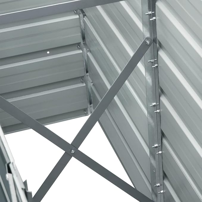Garden Raised Bed Galvanized Steel 94.5x15.7x17.7 GreenWeight:17.42lbs47045