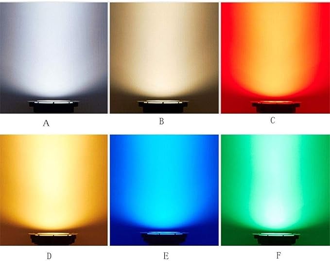 4PCS LED Underground Buried Lights - IP67 Waterproof 85-265V Landscape Spotlights (Green &amp Red 6W)