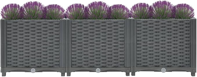 YAFF Raised Bed 47.2x15.7x15 Polypropylene (15.136lbs)