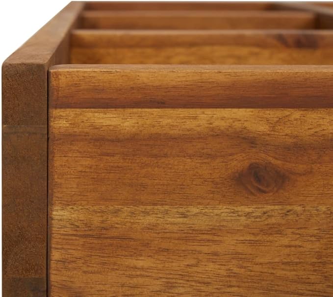 Herb Garden Raised Bed Solid Wood Acacia 23.6x23.6x5.96.4 KG46575