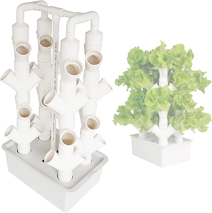 Hydroponics Tower GardenHydroponic Growing Systemfor Indoor Herbs Fruits and Vegetables - Aeroponic Tower(XX-Large)