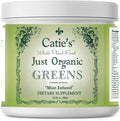 Catie's Whole Plant Food Just Organic Greens - Raw Food - Rich in Green Grasses Algae + Herbs. Blood Building. Nutrient Rich. Superfood Powder. 30 Day Supply.