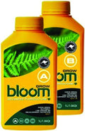 Bloom Grow A and B 2.5 Liter Set Yellow Bottles
