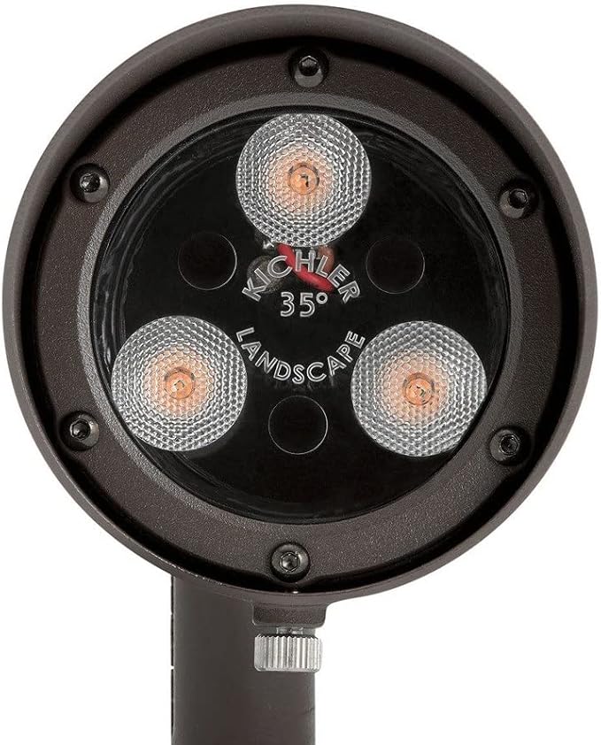 Landscape 2.5W 3 Led Spot or Flood Accent Light 4.5 inches Tall By 3.25 inches Wide-Centennial Brass Finish-2700 Color Temperature No Specific Style Landscape 12V Led Accent 147-Bel-2748657