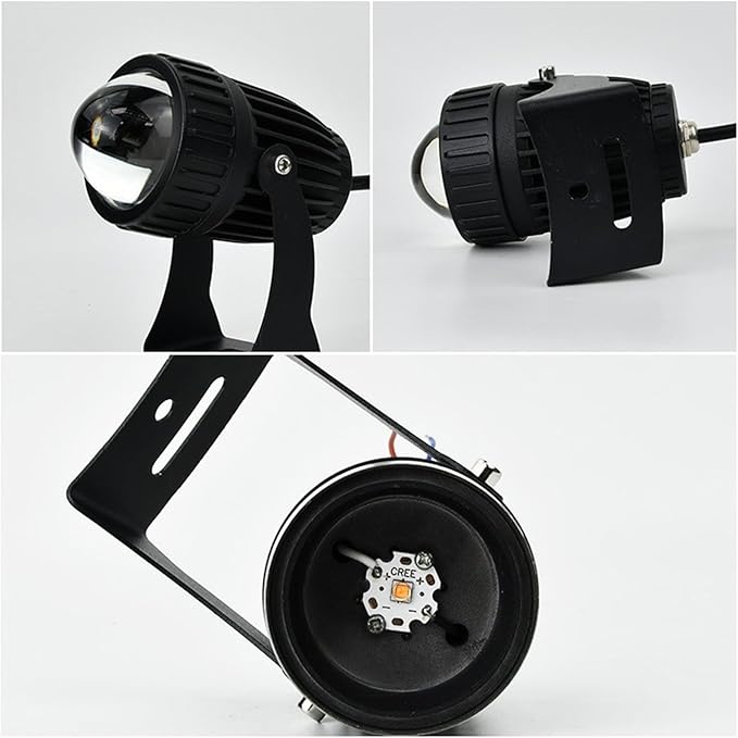 5W/10W Narrow Beam Spotlight - Rotation Spot Lights Long Range LED Floodlights IP65 Waterproof Wall Washer Light LED Beam Spotlight Outdoor Architectural Landscape Lighting(White5w(85-265v))