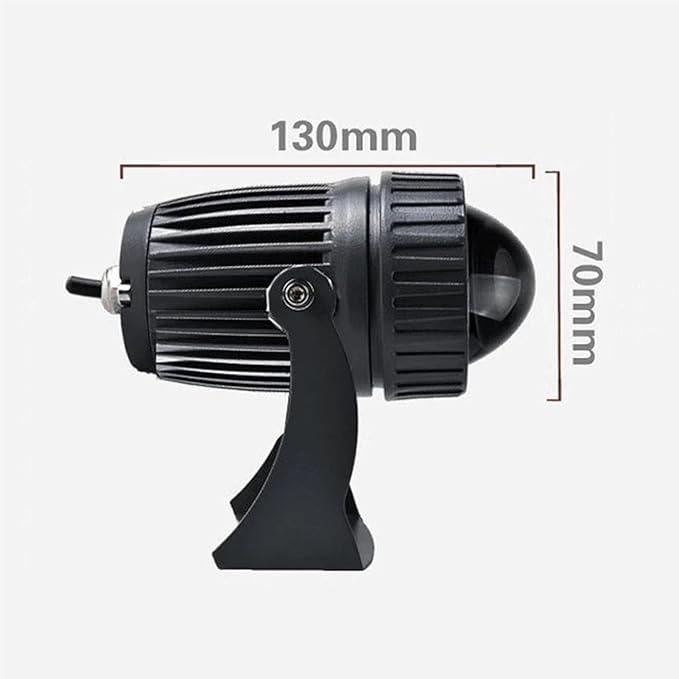 LED Narrow Beam Spotlight - Outdoor Wall Washer Lights AC 85-265V Building Exterior Wall Lighting Roof Long-Range LED Lamp(Warm White)
