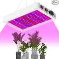 500W Plant Lights 100-277V Indoor Planting Fill Lamps Seeds Hydroponic Lights Veg/Bloom Modes Dimmable UV/IR Succulent Cultivate Lamp Greenhouse Tent Vege Fruits Flowers Potted Cactus Lighting US Plug