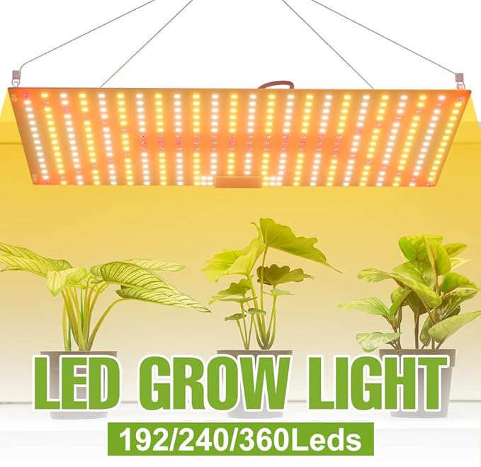 2 Pack 2000W LED Planting Grow Light with 2025 Upgraded Dimmable Full Spectrum LED Growing Lights with UV&ampIR for Indoor Plants Greenhouse Increase Yield&ampCrop Quality Grow Lamps Promote Photosy