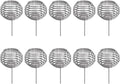100Pcs Stainless Steel Fertilizer Mesh Baskets for Garden Nutrition Cups Small Size Bonsai Fertilization Basket for Home Yard and Farm
