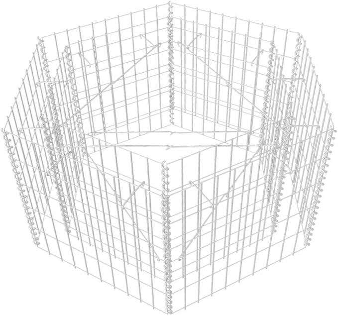 Galvanized Steel Planter Box for Gardening Flower Plant Herb - Metal Outdoor Vegetable Bed Large 39.4x35.4x19.7