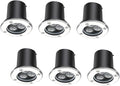 6 Pack Outdoor LED Flood Light - 3W Ground Landscape Spotlights IP67 Waterproof Outdoor Buried Lights Recessed LED Spot Lights for Paving Patio Step Garden Lawn(Yellow3W-AC24V)