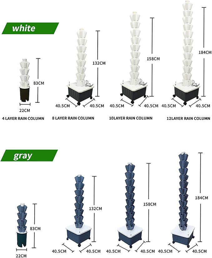 Hydroponics Growing System Hydroponic Tower Garden Hydroponics Growing Sys Indoor Garden Vertical Planter Tower Hydroponics Growing Sys Kit with Hydrating Pump