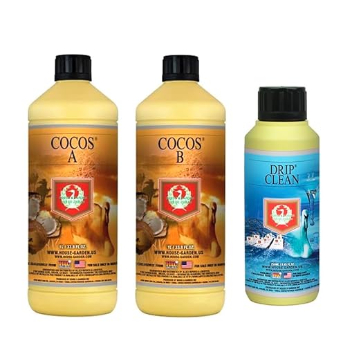 House &amp Garden Cocos A &amp B 1L and Drip Clean 250mL