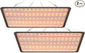 2Pack 500W LED Full Spectrum Plant Light 110V Vegetable Planting Lights AC100-277V Hydroponic Seeds Fill Lamp UV/IR Greenhouse Tent Flowers Succulent Fruits Bonsai Potting Moss Cultivation Lighting