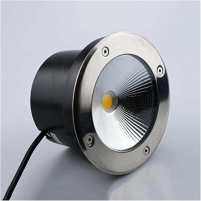 10W/15W IP68 Waterproof Outdoor Recessed Ground Spotlight Anti-Rust Aluminum Landscape Lighting for Patio Pathway and Lawn