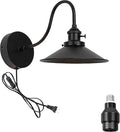 Hook Mounted Plant Light Full Spectrum 4500K 10W Adjusted Light Beam Range 15-60° Industrial Style Goose Neck Wall Lamp for Flowers Growing Indoor Plants (DZ22x6)