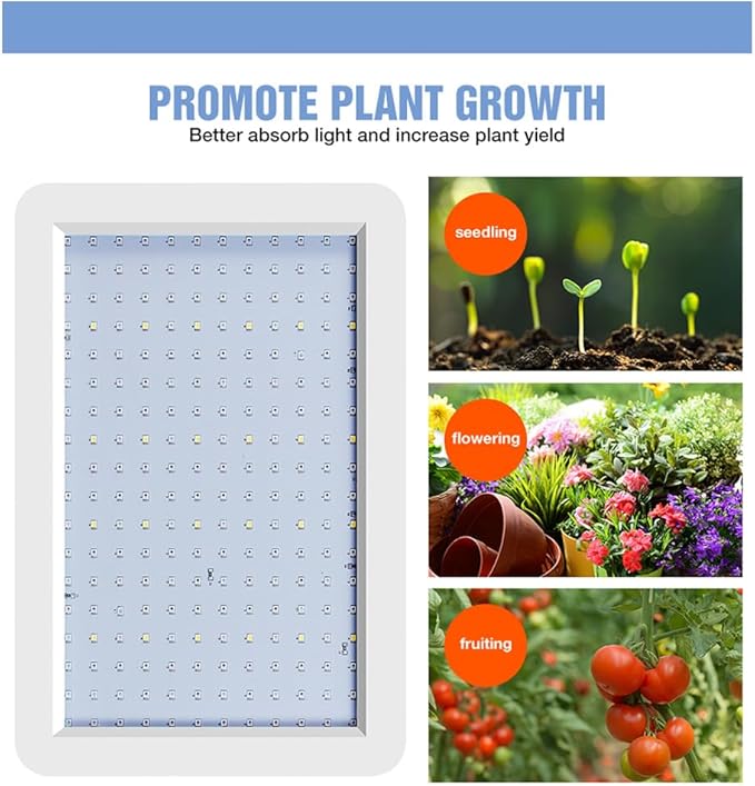 5000w Led Grow Light Panel for Hydroponics Indoor Greenhouse &amp Grow Tent - Optimal for Flowering &amp Seedlings Energy-efficient Phyto Lamp 5000w