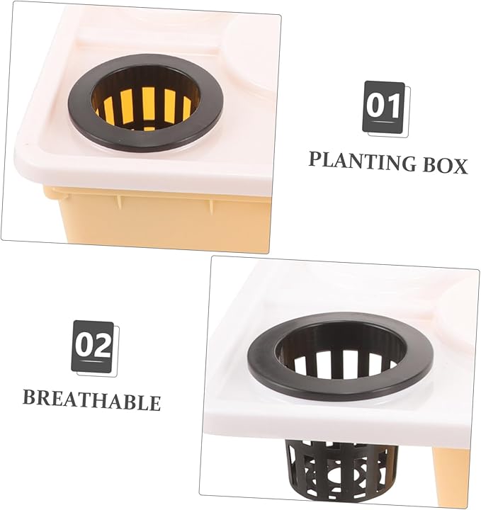 TOYANDONA Soilless Cultivation Buckets Greenhouse Plants Growing Box Hydroponic Plants Bucket Soilless Flowerpot