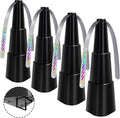 Fly Fans for TablesFood Indoor Outside4 Pack Portable Outdoor Picnic FanBatteries Powered Table Restaurant Party HomeOutdoor Dinner(Black)