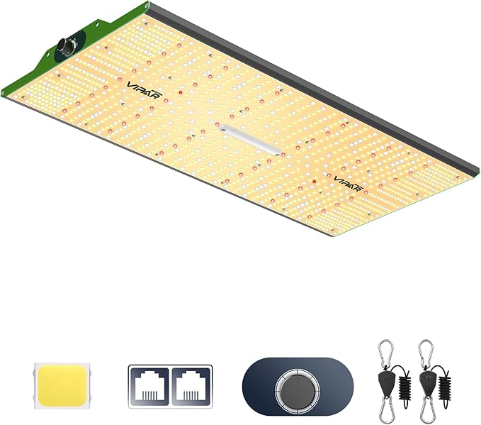 VIPARSPECTRA P2000 LED Grow Lights for Seed Starting Vegetables Bloom 250 Watt Dimmable Plant Light Dimming Daisy Chain Grow Lights for Indoor Plants Full Spectrum in 4x2/3x3 Grow Tent
