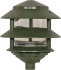 1 Light 2-Louver Small Hood Green Dimmable