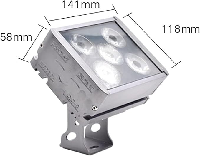 Outdoor Rectangle Led Spot Lights - Spotlight Led Beam Light Waterproof IP65 Wall Washer Light LED Flood Light for Patio Garden Driveway Landscape Lights(White15W-220V)