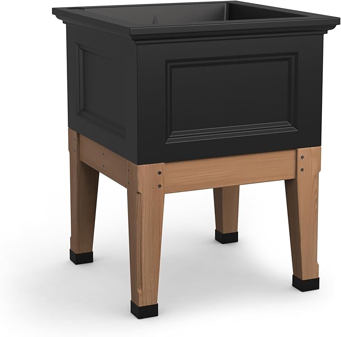 Fairfield 24x24 Elevated Garden Bed - Black