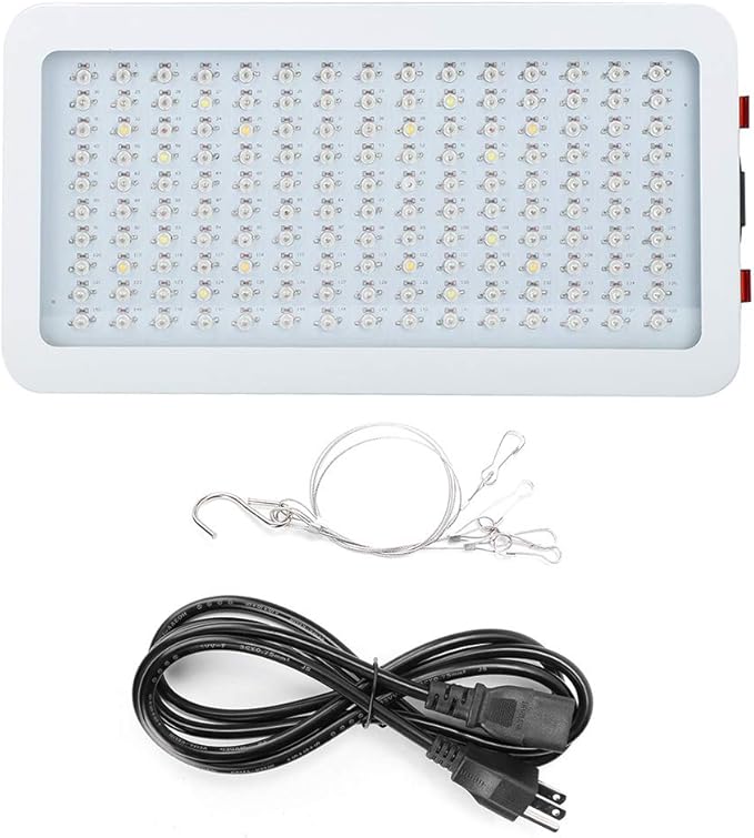 LED Grow Light 1500W Full Spectrum Energy Efficient Aluminum White