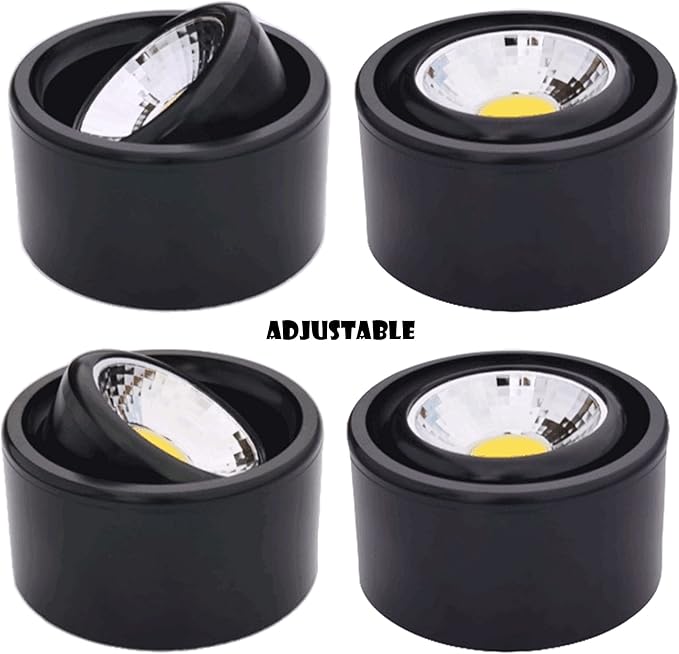 Dimmable High Accent Uplight 7W COB LED Stepless Dimming Adjustment Remote Control Spotlight Light with 5.9ft On/Off Foot Pedal Switch Black Cord Extra Light Rotatable for Loft Gallery