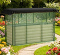 Galvanized Steel Planter BoxCrop Cage and Shade Cloth with Raised Garden Bed TT593